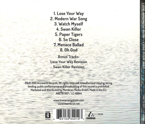 Love Amongst Ruin : Lose Your Way (CD, Album, Dig)