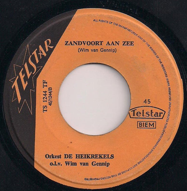 De Heikrekels : Waarom Heb Jij Me Laten Staan ? / Zandvoort Aan Zee (7", Single, Lar)