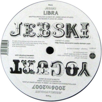 Jebski & Yogurt : 2006 To 2007 (12")