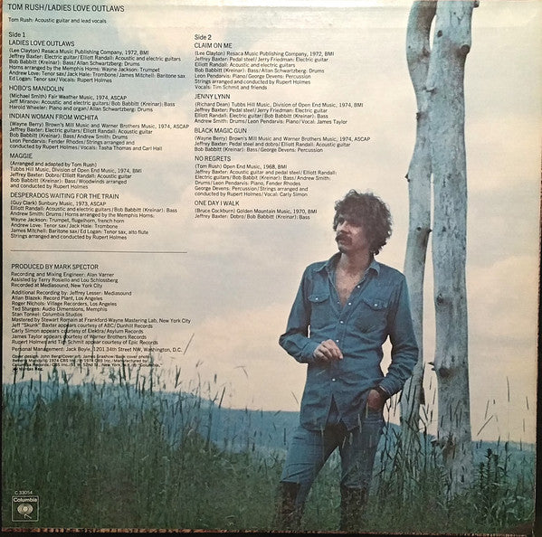Tom Rush : Ladies Love Outlaws (LP, Album)