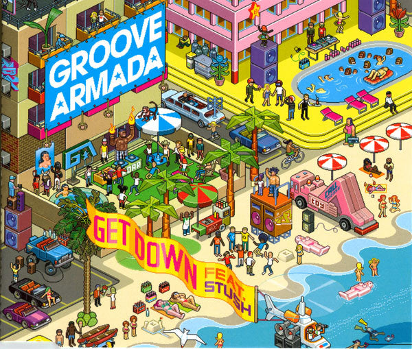 Groove Armada Feat. Stush & Red Rat : Get Down (CD, Single)