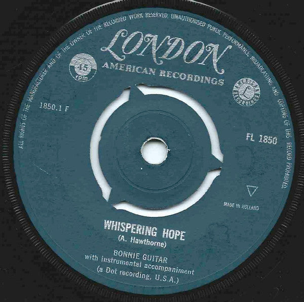 Bonnie Guitar : Whispering Hope / Just A Closer Walk With Thee (7", Single)