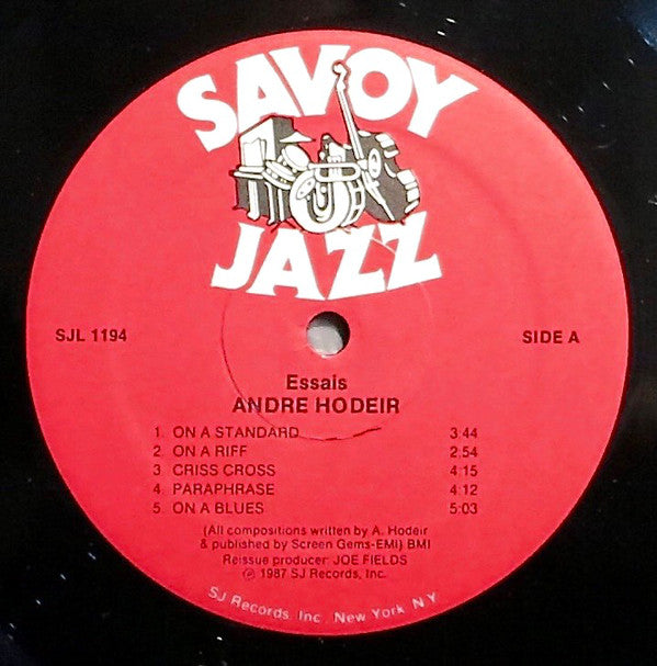 Andre Hodeir* : American Jazzmen Play Andre Hodeir's Essais (LP, Album)