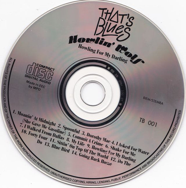 Howlin' Wolf : Howling For My Darling (CD, Comp)