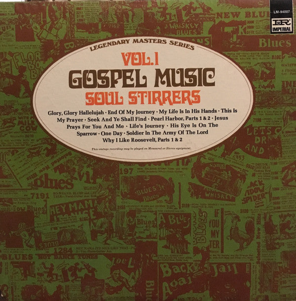 The Soul Stirrers : Gospel Music Vol. 1 (LP, Comp, Gat)