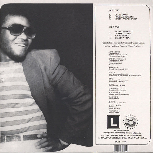 Livy Ekemezie : Friday Night (LP, Album, RE, Blu)