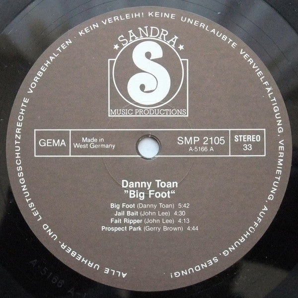 Danny Toan : Big Foot (LP, Album)