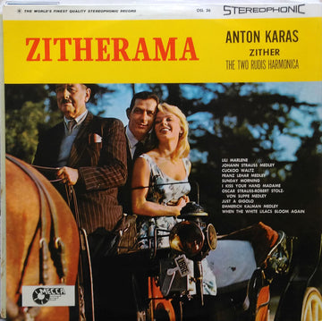 Anton Karas , Zither Die 2 Rudis , Harmonicas Das Grosse Wiener Unterhaltungsorchester, Hans Hagen : Zitherama (LP)