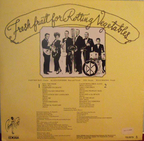 Dead Kennedys : Fresh Fruit For Rotting Vegetables (LP, Album)