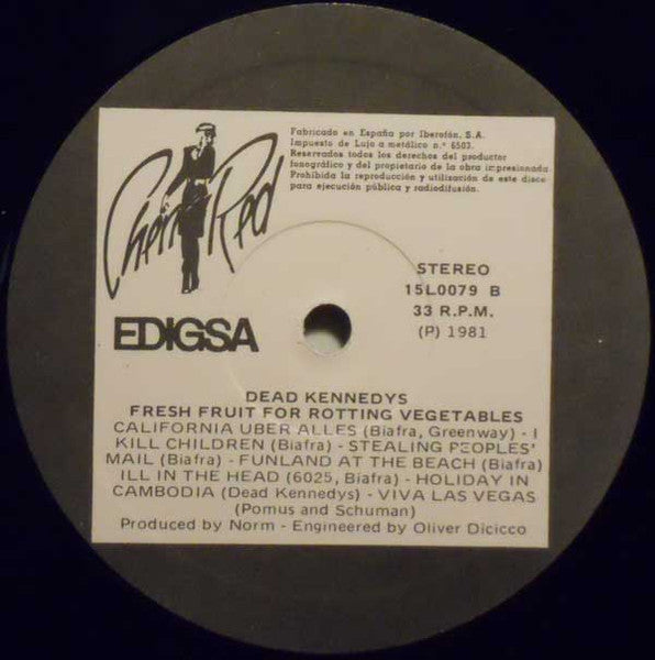 Dead Kennedys : Fresh Fruit For Rotting Vegetables (LP, Album)