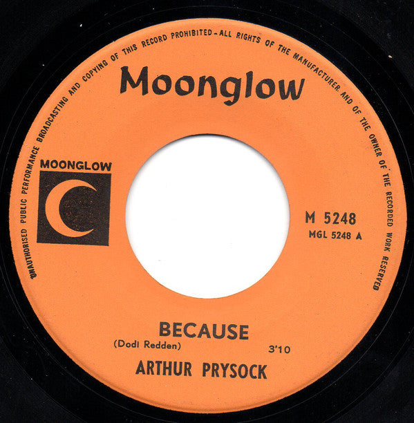 Arthur Prysock : Because / Jet (7", Single, Mono)