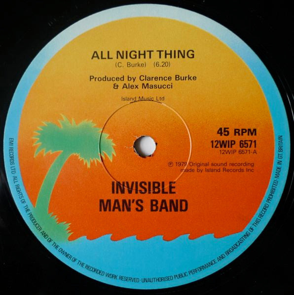 Invisible Man's Band : All Night Thing (12")