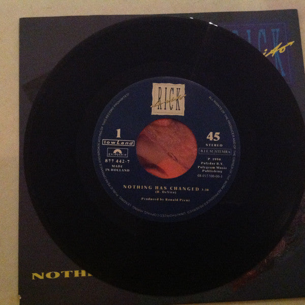Rick DeVito : Nothing Has Changed  (7", Single)