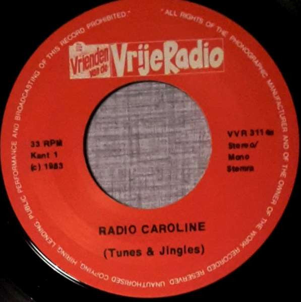 No Artist : Radio Caroline - Met Tunes & Jingles (7", EP, Mono)