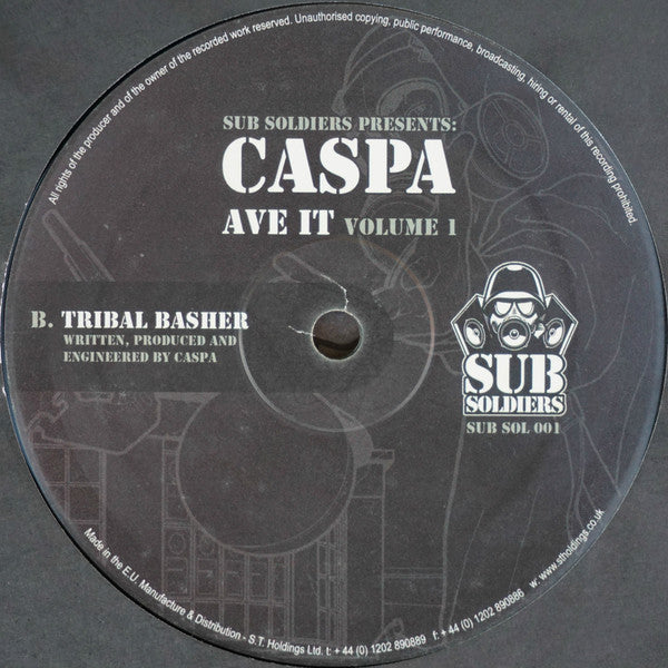 Caspa (3) : Ave It: Volume 1 (2x12")