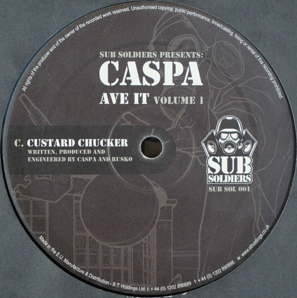 Caspa (3) : Ave It: Volume 1 (2x12")