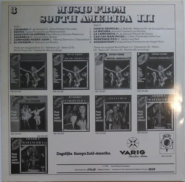 Various : Music From South America 3 (LP, Comp)