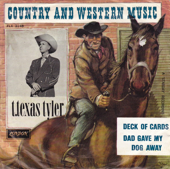 T. Texas Tyler : Deck of Cards (7", Single, Mono)