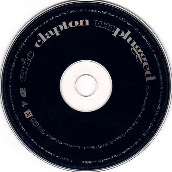 Eric Clapton : Unplugged (CD, Album, RE, RP)