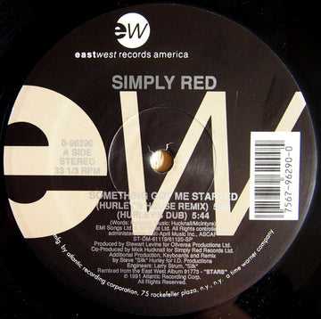 Simply Red : Something Got Me Started (The Steve Hurley Remixes) (12")