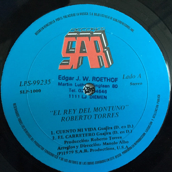 Roberto Torres : El Rey Del Montuno (LP, Album)