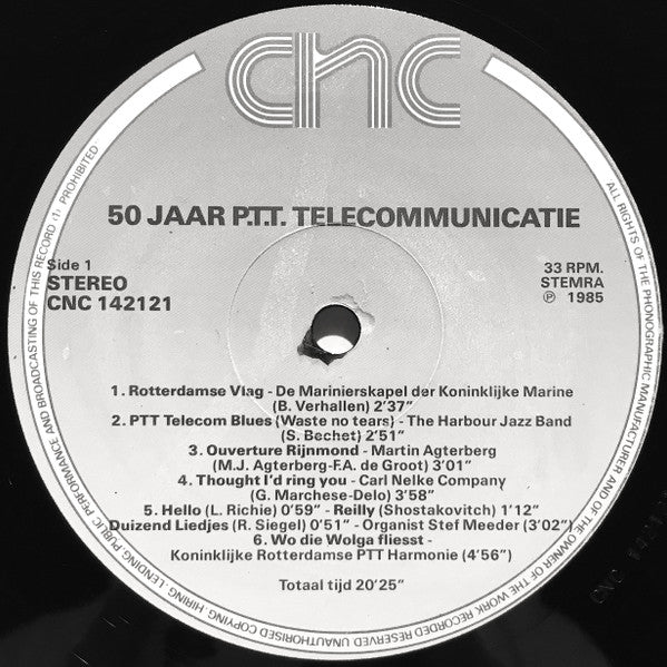Various : 50 Jaar P.T.T. Telecommunicatie (LP, Comp)