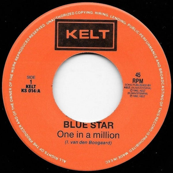 Blue Star (2) : One In A Million (7")
