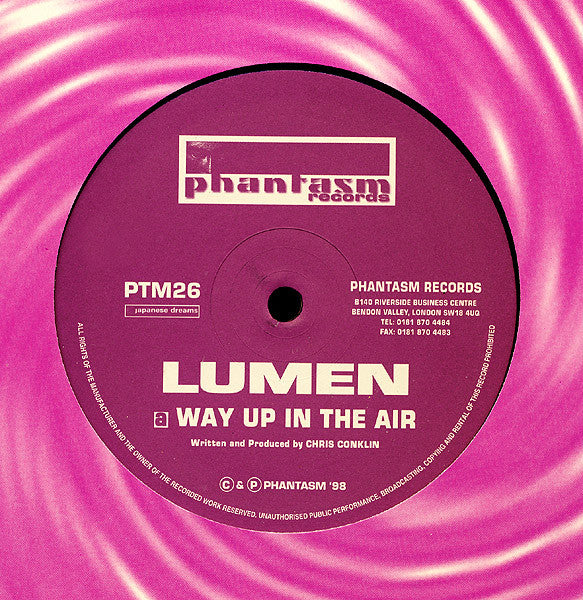 Lumen : Way Up In The Air / 3 To 1 (12")