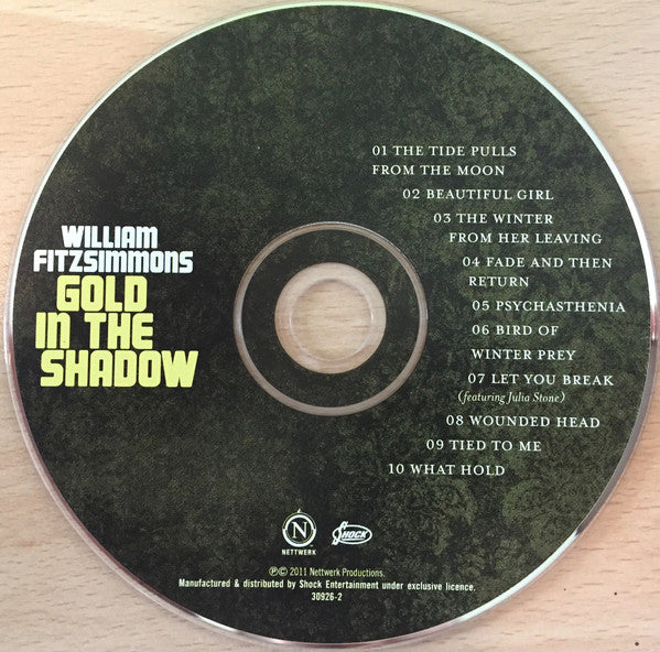 William Fitzsimmons : Gold In The Shadow (CD, Album)