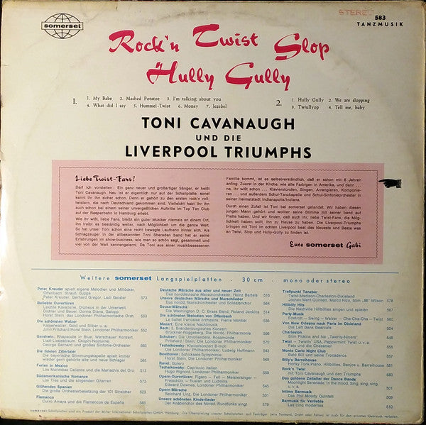 Toni Cavanaugh Und Die Liverpool Triumphs : Rock'n Twist Slop Hully Gully (LP, Album)