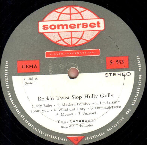 Toni Cavanaugh Und Die Liverpool Triumphs : Rock'n Twist Slop Hully Gully (LP, Album)
