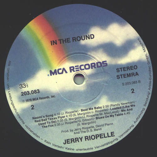 Jerry Riopelle : In The Round (LP, Album, RE)