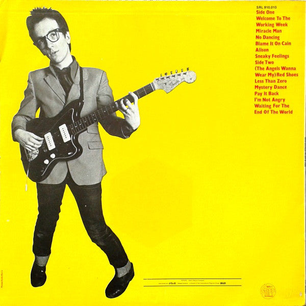 Elvis Costello : My Aim Is True (LP, Album, Red)
