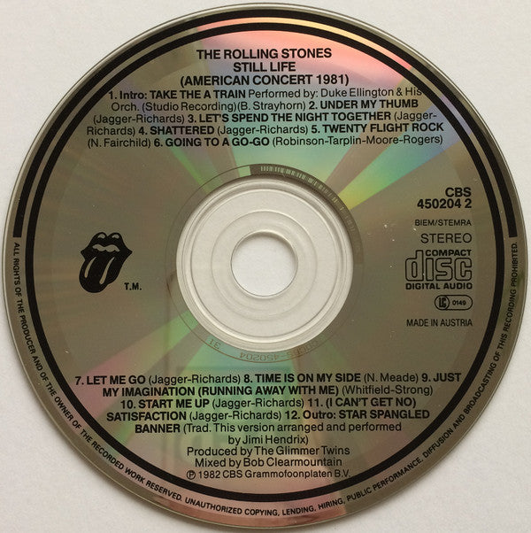 The Rolling Stones : Still Life (American Concert 1981) (CD, Album, RE)