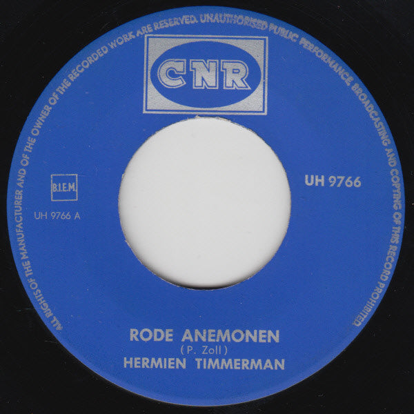 Hermien Timmerman : Rode Anemonen (7", Single)