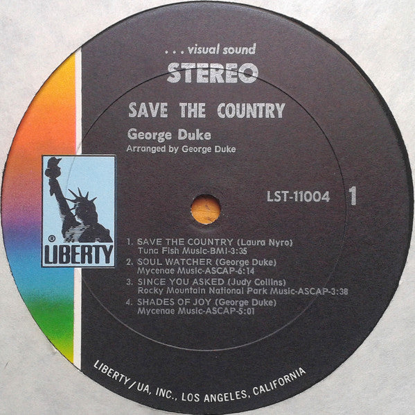 George Duke : Save The Country (LP, Album)