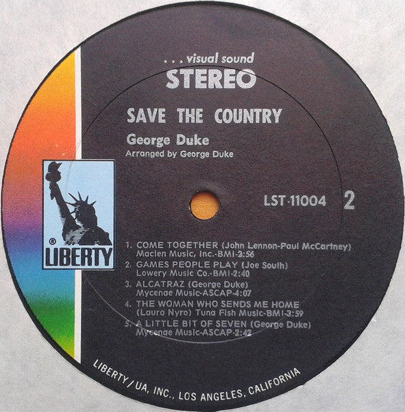 George Duke : Save The Country (LP, Album)
