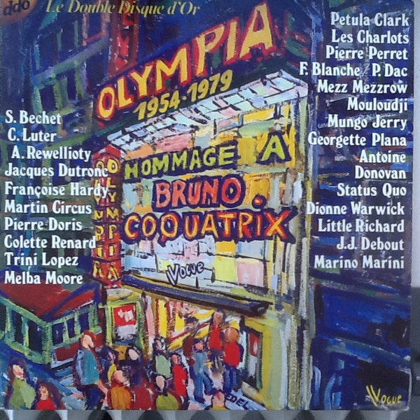 Various : Olympia De Paris 1954-1979 Hommage à Bruno Coquatrix (2xLP, Comp)