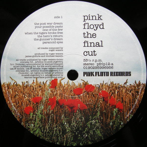 Pink Floyd : The Final Cut (LP, Album, RE, RM, 180)