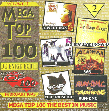 Various : Het Beste Uit De Enige Echte Mega Top 100 Van 1998 - 2 Februari (CD, Comp, Unofficial)