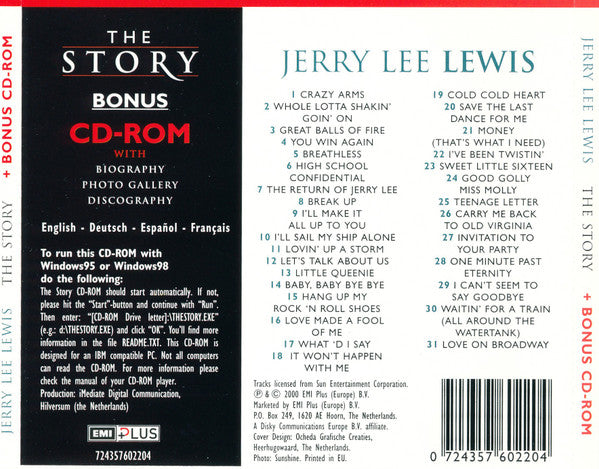 Jerry Lee Lewis : The Story (CD, Comp + CD-ROM)