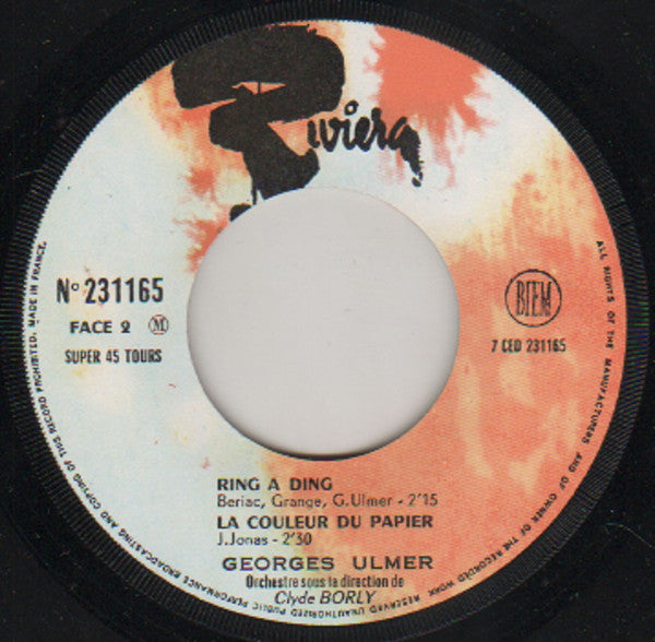 Georges Ulmer : Les Videurs de Chopines (7", EP)