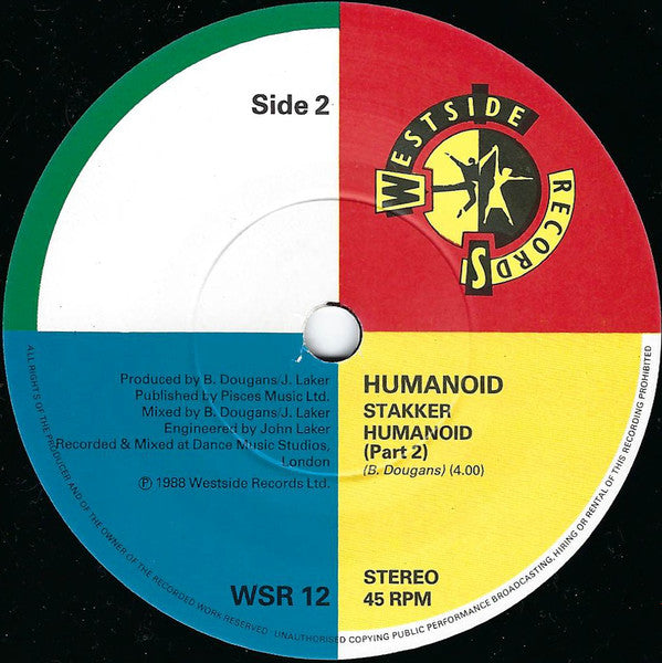 Humanoid : Stakker Humanoid (7", Single)