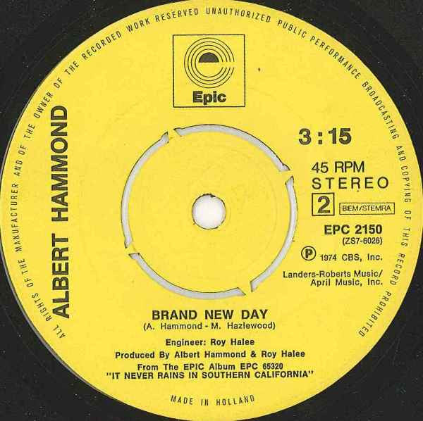 Albert Hammond : I'm A Train (7", Single)