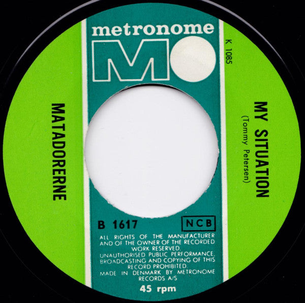 Matadorerne : My Situation (7", Yel)