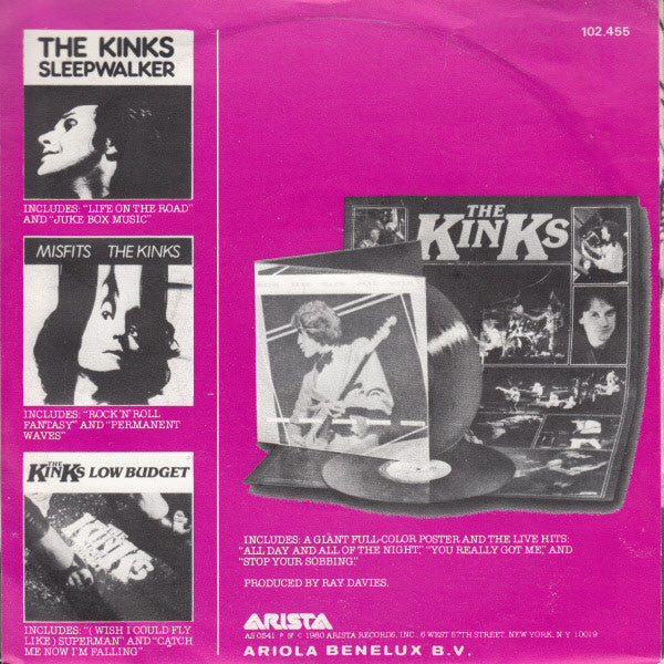 The Kinks : Lola / Celluloid Heroes (7")