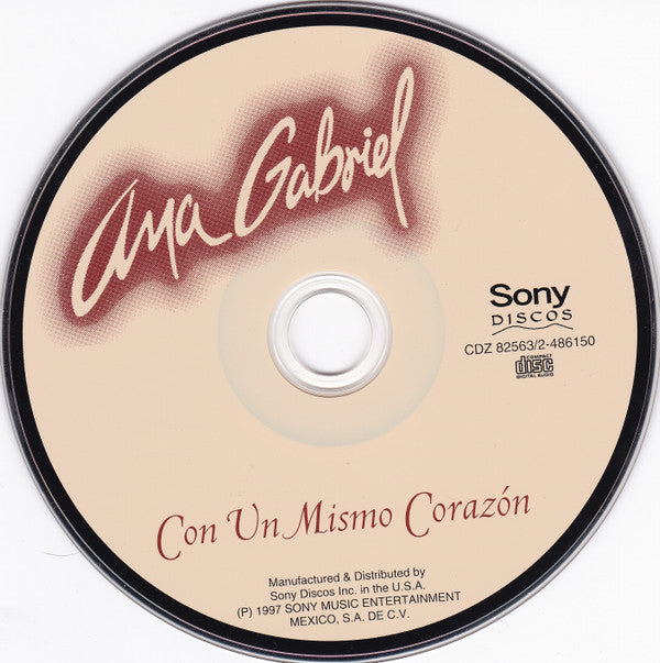 Ana Gabriel : Con Un Mismo Corazón (CD, Album)
