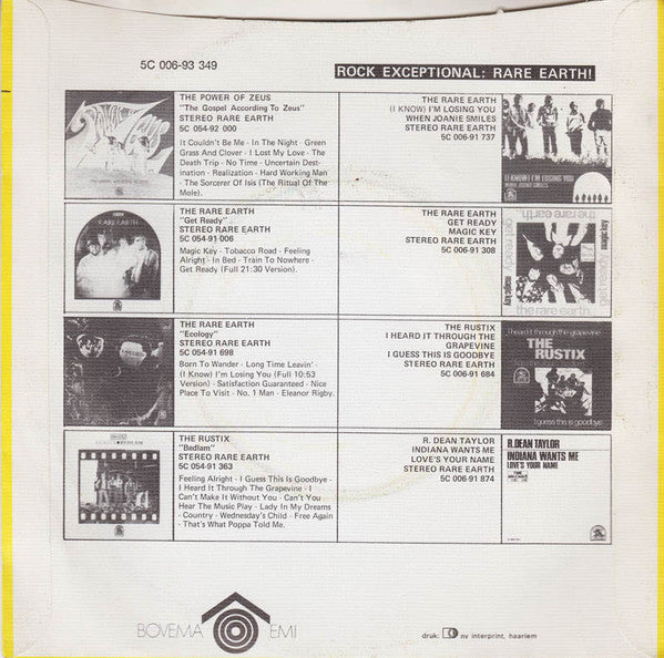 Rare Earth : Any Man Can Be A Fool (7", Single)