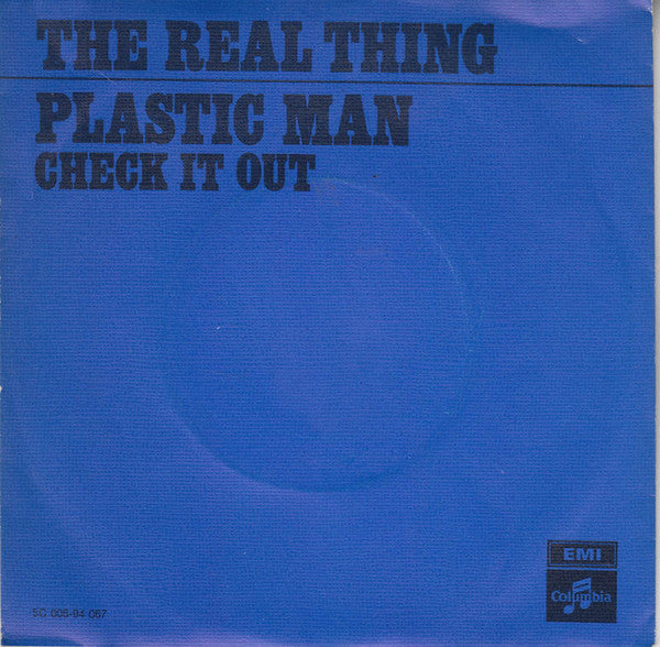 The Real Thing : Plastic Man / Check It Out (7", Single)