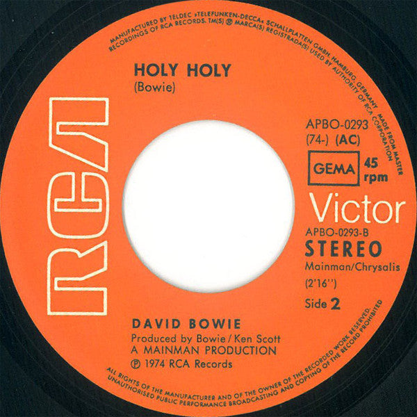 David Bowie : Diamond Dogs (7", Single)